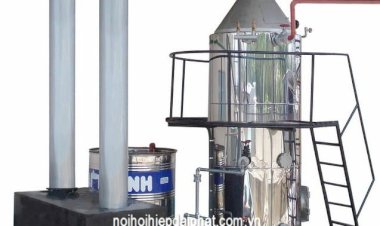 Nồi hơi đốt than dạng đứng