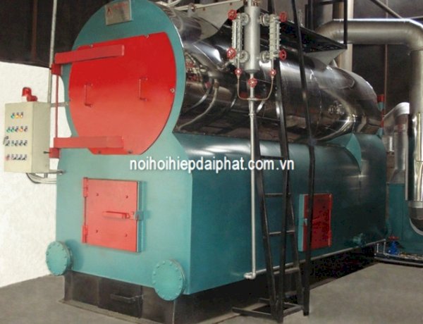 Nồi hơi đốt than dạng nằm